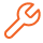 Icon of an orange wrench