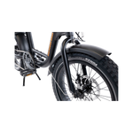 Close-up of a RadRunner Fender installed on a RadRunner ebike.