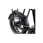 Close-up of a rear RadRunner Fender installed on a RadRunner ebike.