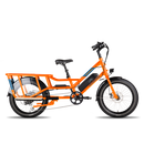 Ebike running boards on a RadWagon top view