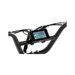 image of LCD Display Upgrade accessory mounted in between handle bars on bike