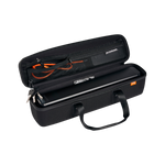 Battery travel case open