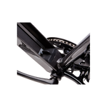 side view of semi-integrated battery terminal cover on a bike