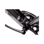 back image of semi-integrated battery terminal cover on a bike