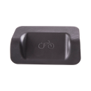 front angle view of external battery terminal cover on a bike