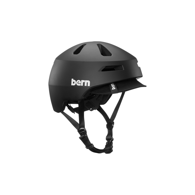 Bern Brentwood helmet with MIPS protection in a matte black color