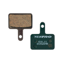 Close up of the front and back of Tektro Aries brake pads