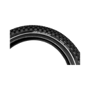Close-up of Kenda K-Rad 20" x 3.3" ebike tire showing the tread.