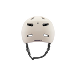 Back view of a Bern Brentwood helmet with MIPS protection in a matte tan color