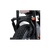 Rad Fat Tire Wheel Lock installed on an ebike, showing the orange key and with the optional security chain attached.