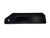 Side angle of a black electric bike battery 
