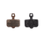 Semi-metallic brake pad replacement parts