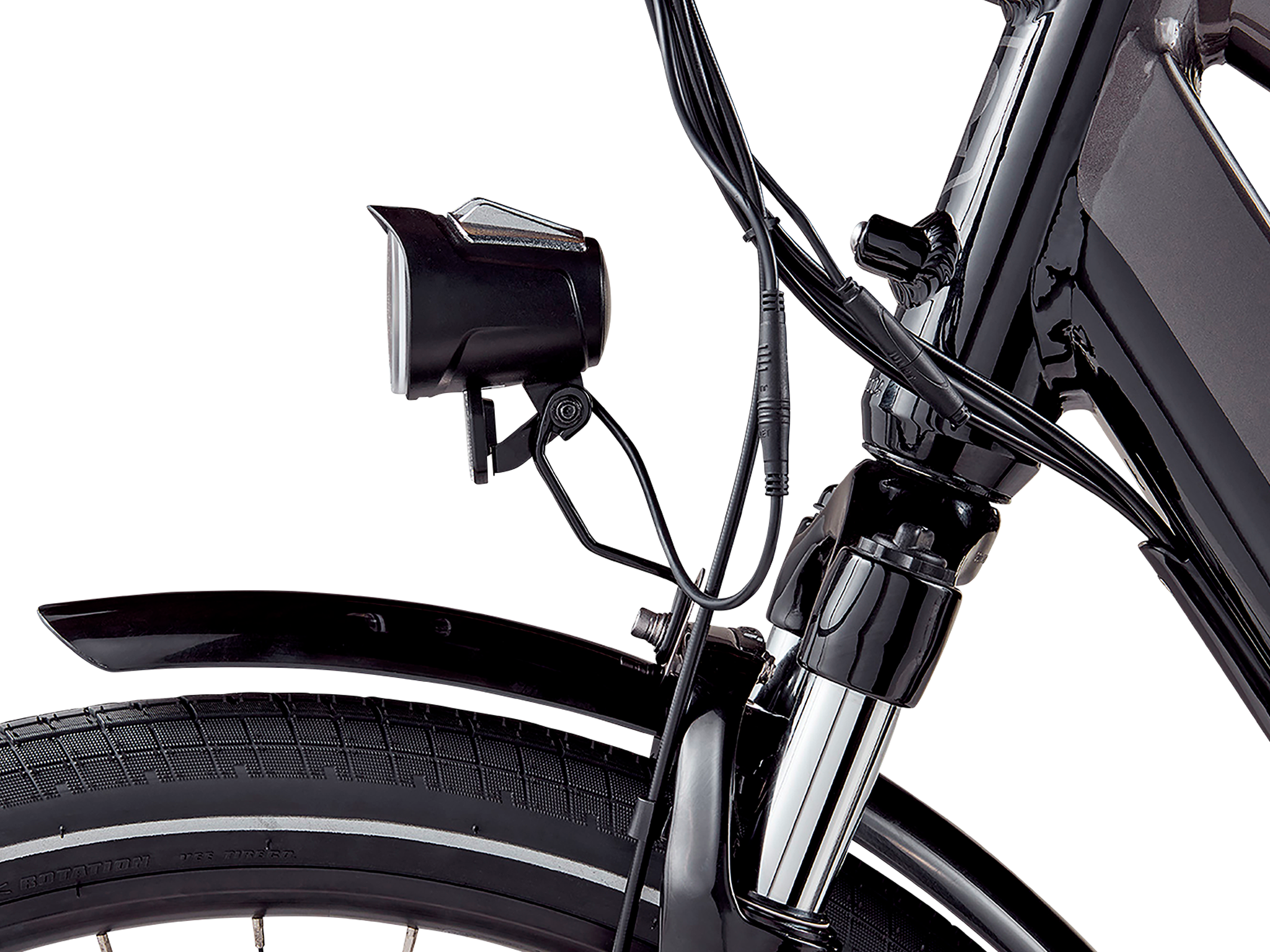 RadCity electric commuter bike in burgundy red