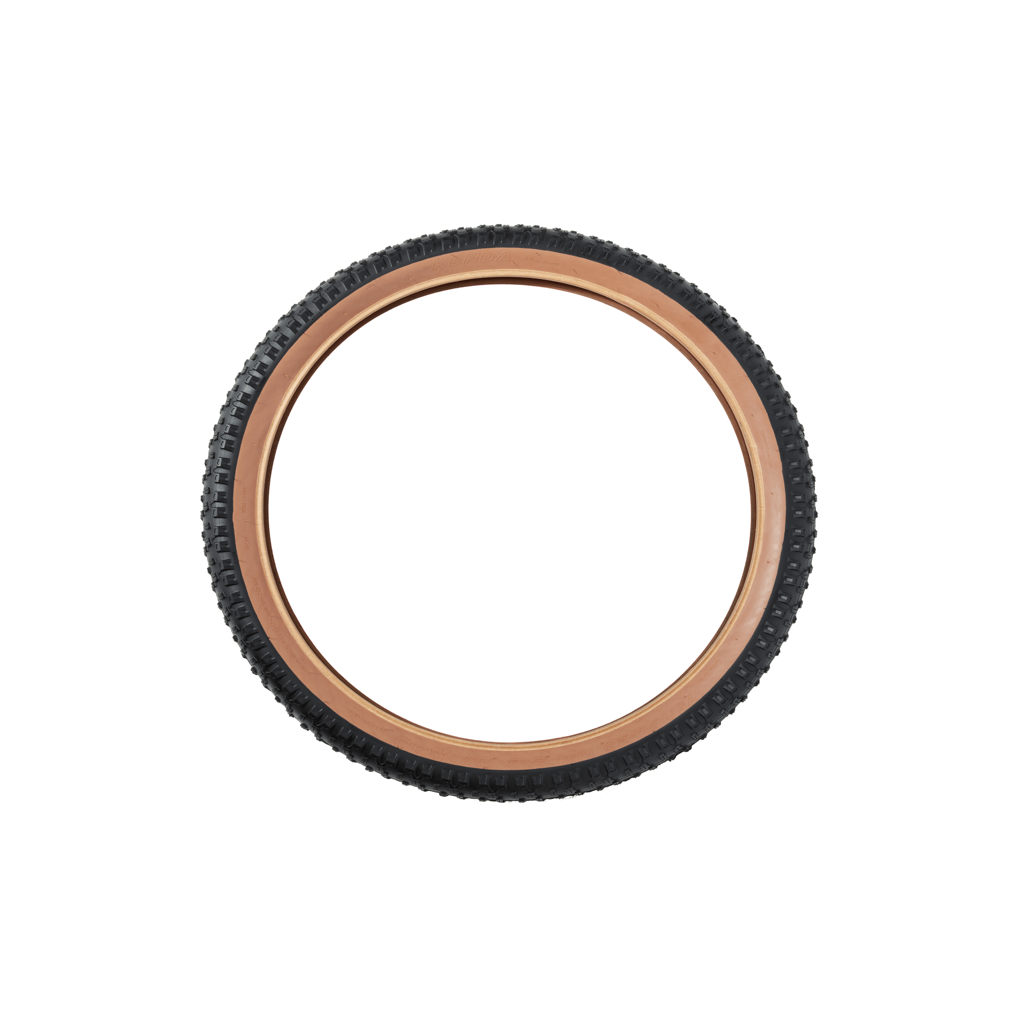 Ebike tire with tan sidewall