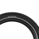 Ebike tire, 20" x 33" size, zoomed in to show Rad Power Bikes logo