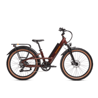Right side view of a Radster Trail electric commuter bike, size regular in copper red