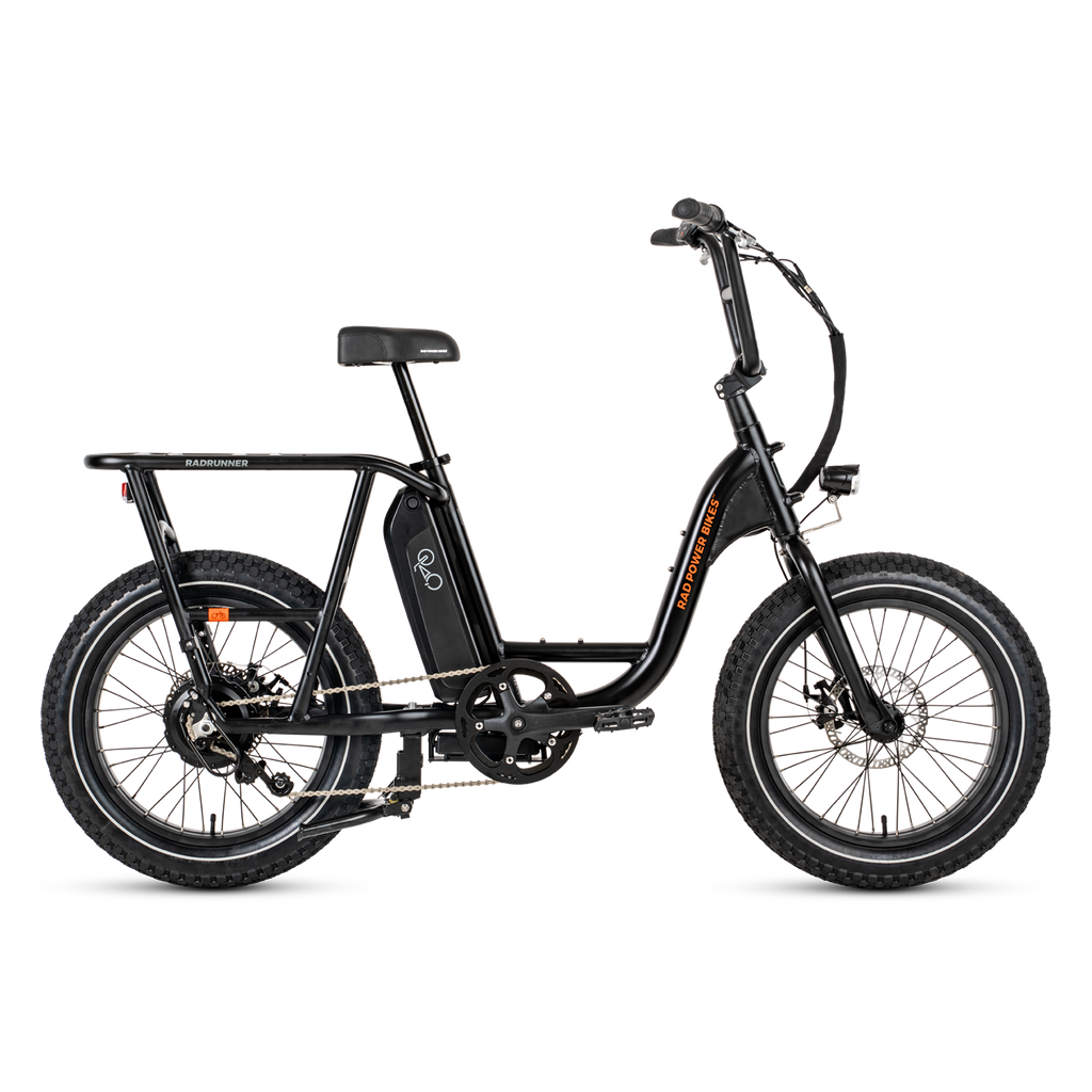Urban Utility Ebike Moped style Electric Bike Black Rad