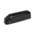 Safe Shield Advanced External Battery, a black ebike battery with key hole and charge indicator
