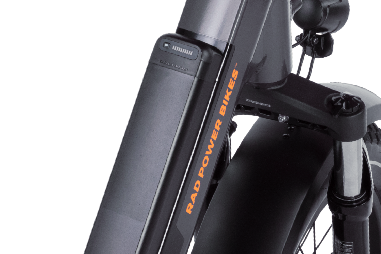 Charcoal-colored Radrunner 3 Plus electric utility bike