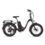 Side view of a black RadExpand 5 electric folding bike