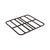 top angle view image of black rack platform
