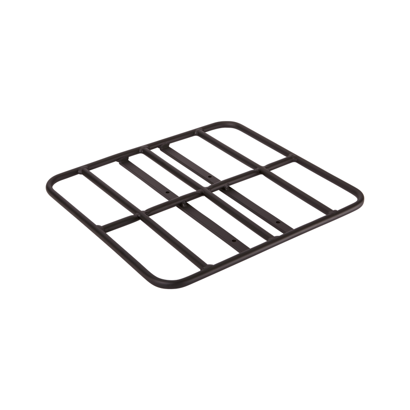 top angle view image of black rack platform