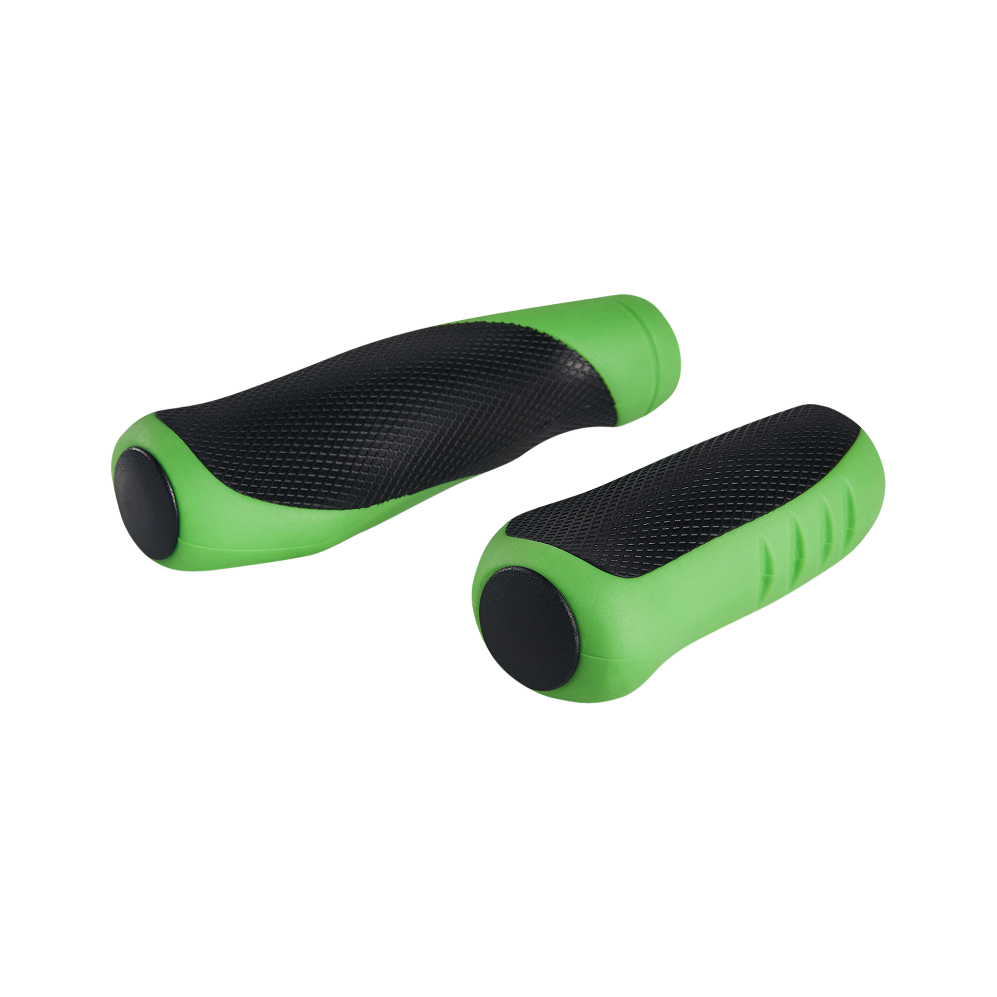 Green shop handlebar grips