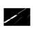 Detail view of a RadMission top tube showing how installed Reflective Safety Stickers look in low light on a black background
