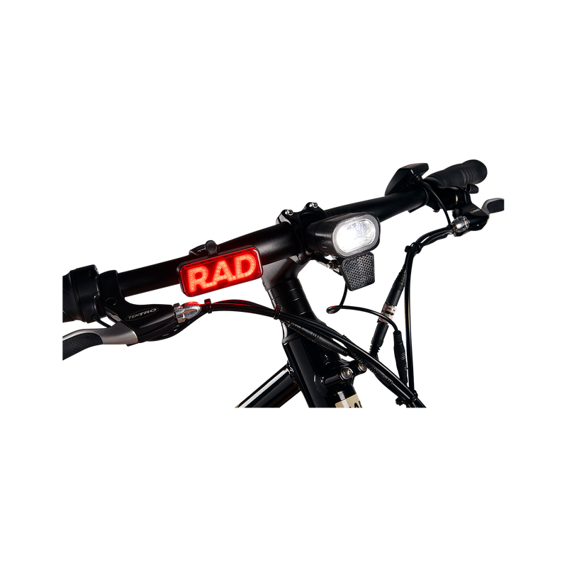 Rad power bike turn online on light