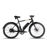 Image of a black RadMission High Step with the Full Fenders installed