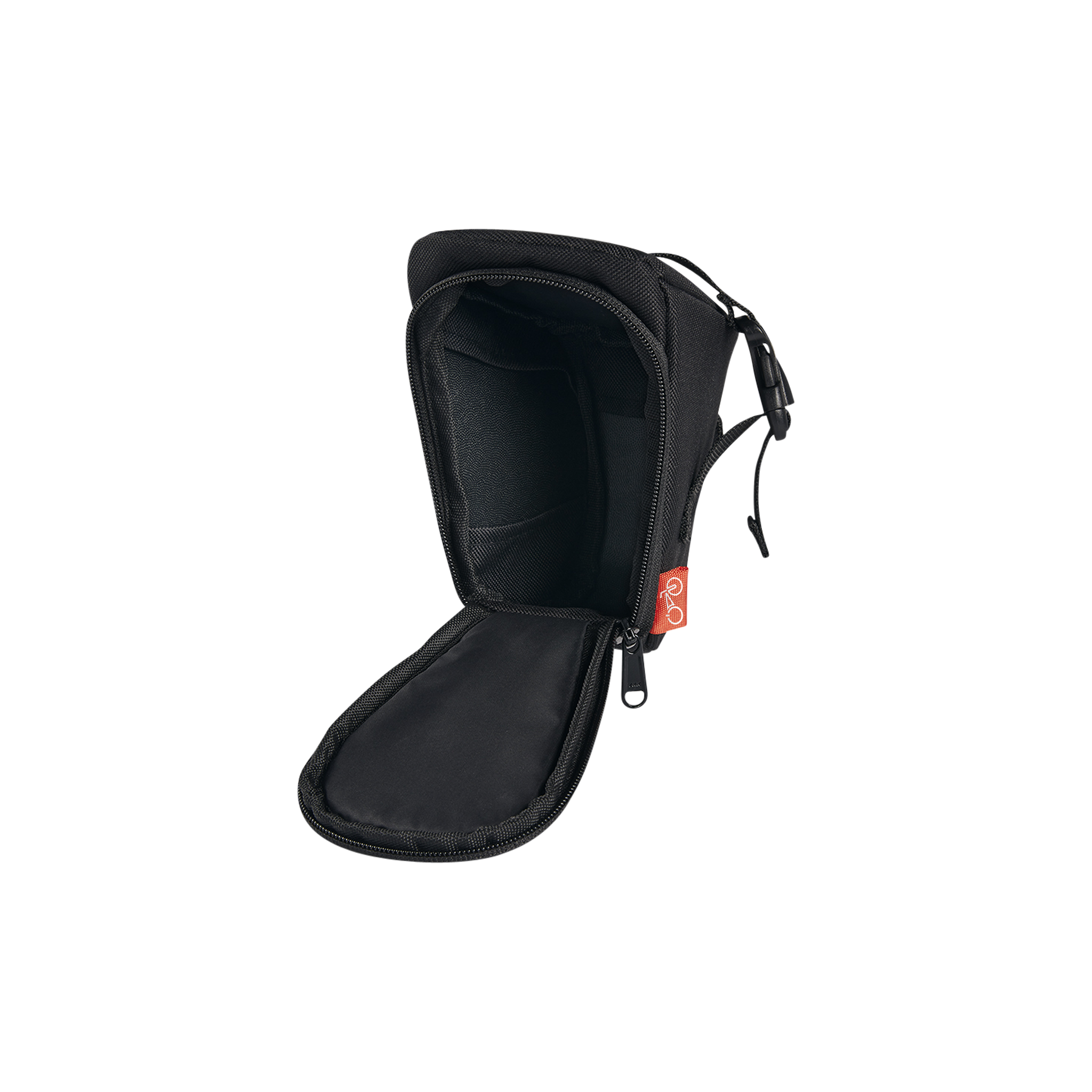 Saddle Bag zipper pocket open