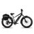 Fremont Pannier on the rear rack of a RadRover electric fat tire bike