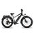 black ebike rear rack on a RadRover 6 Plus