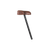 A side view of the plush RadRunner Comfort Saddle in espresso color
