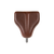 A top view of the plush RadRunner Comfort Saddle in espresso color