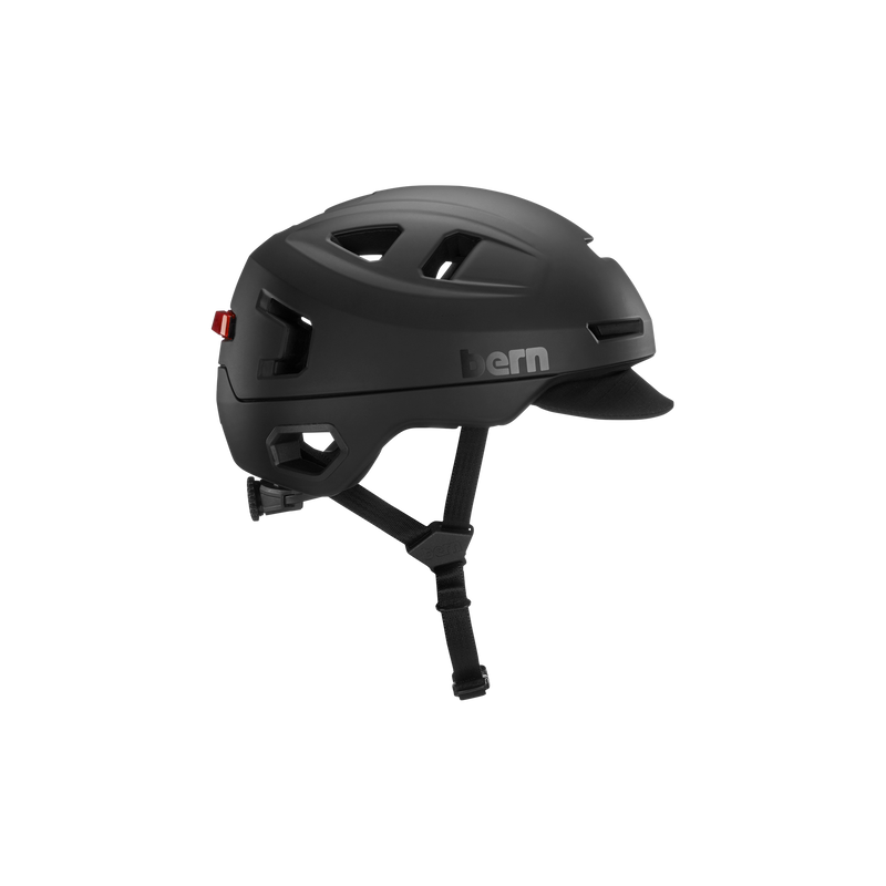 BERN, Hudson MIPS Bike Helmet with Integrated LED Rear Light and U-Lock Com