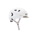 Side view of a hyper green Hudson MIPS bike helmet.