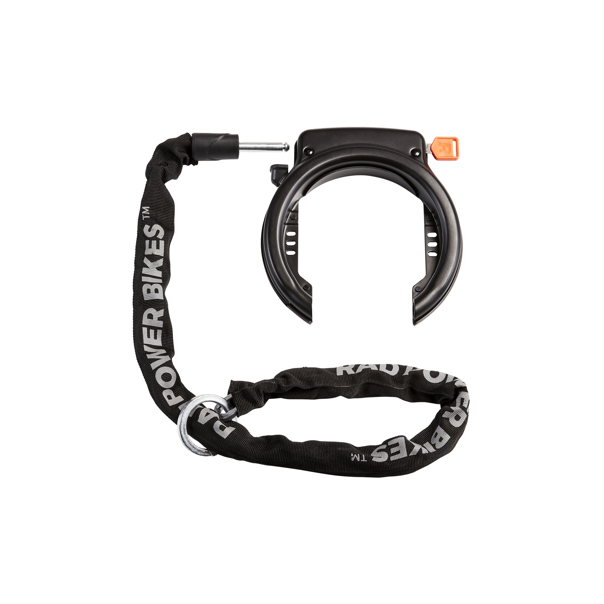 Rad Wheel Lock with security chain attached