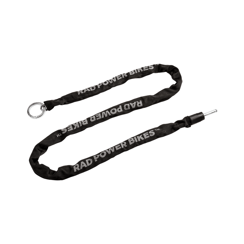 Long Security Chain which is a length of steel links covered by a nylon sheath