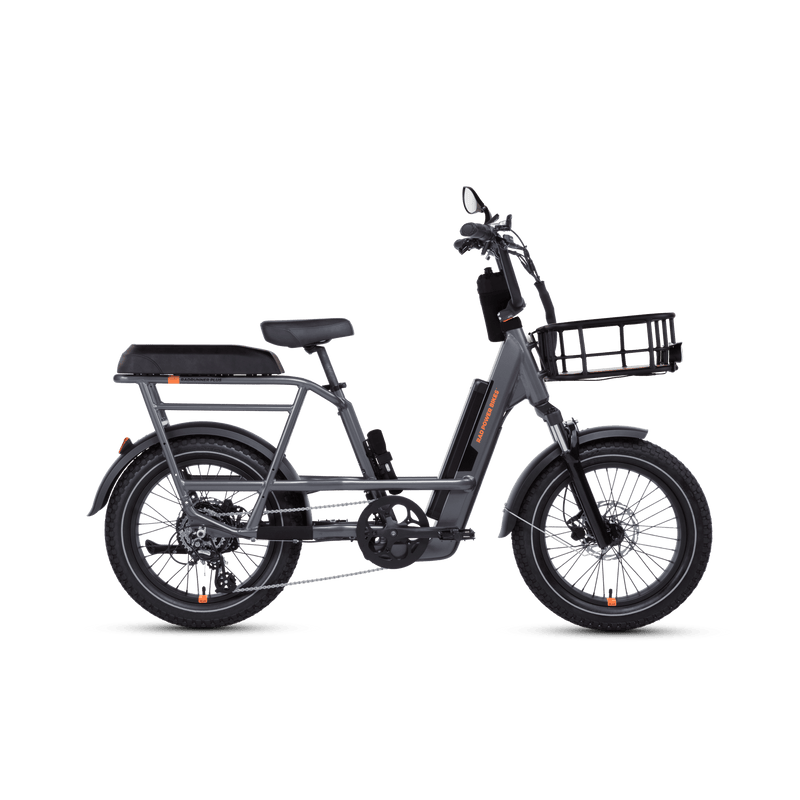 RadRunner 3 Plus electric utility bike with a passenger package installed to allow for a second rider