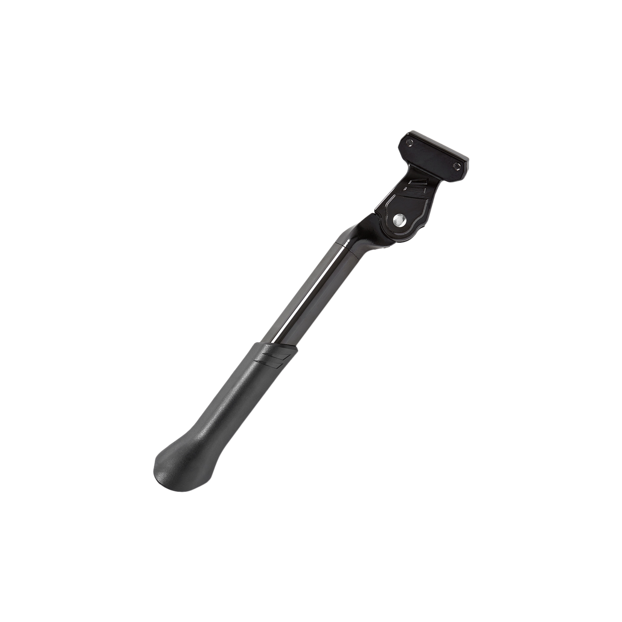 Detail view of a black RadCity kickstand