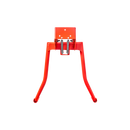 Detail view of a white RadWagon kickstand