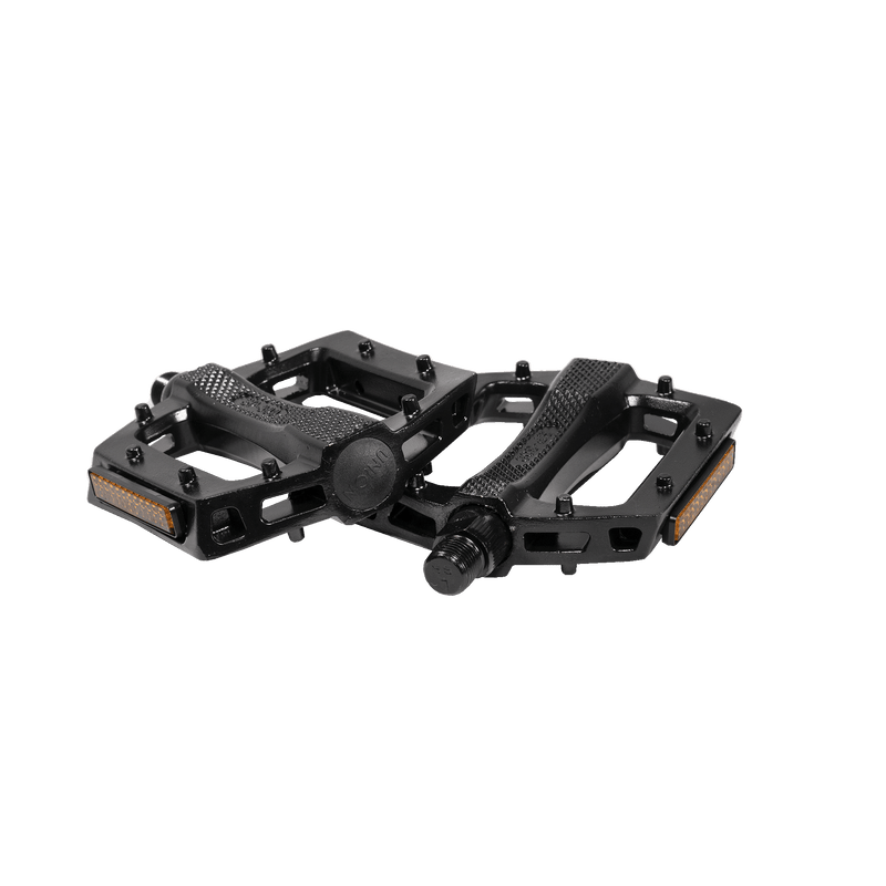 set of two black spare pedals