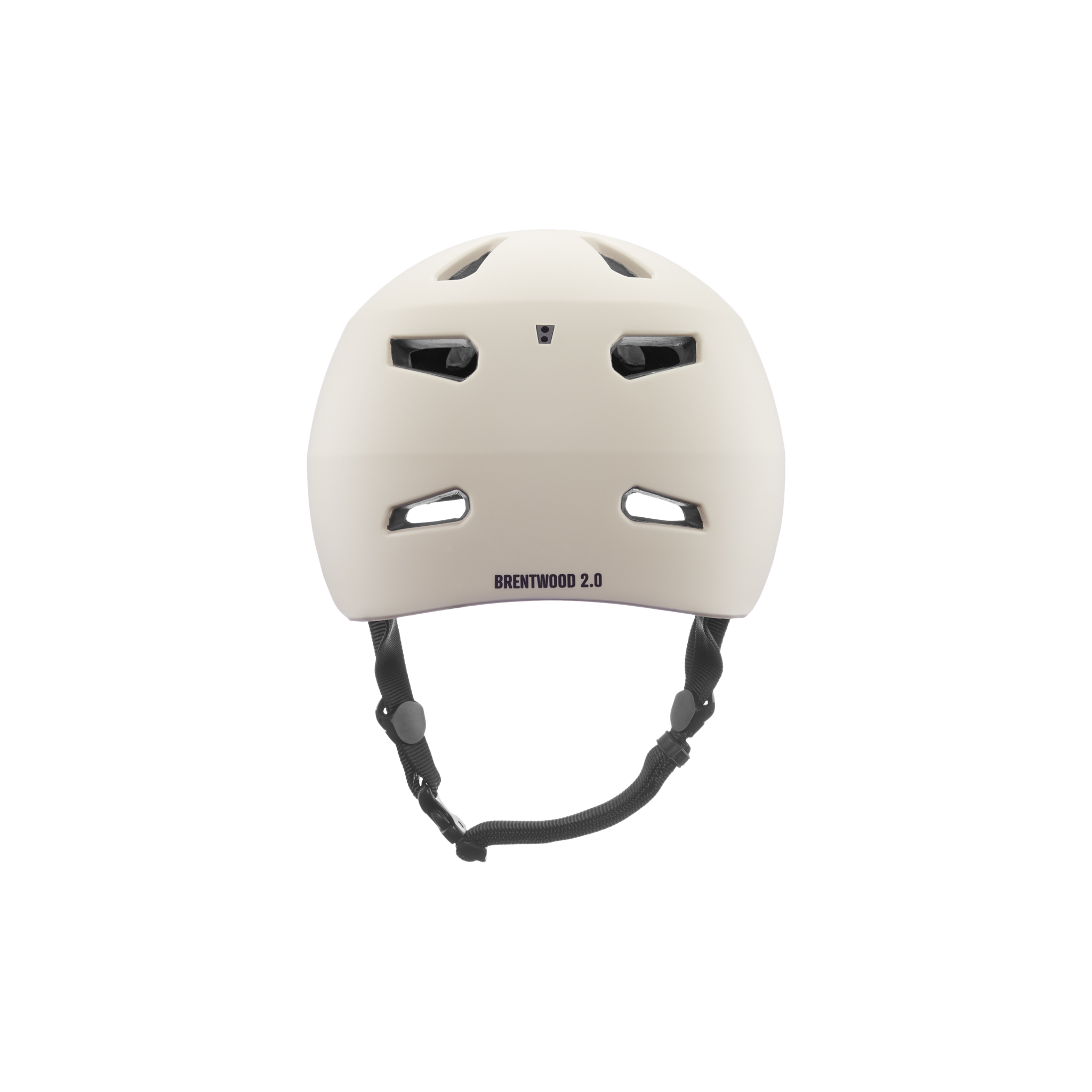 Back view of a Bern Brentwood helmet with MIPS protection in a matte tan color