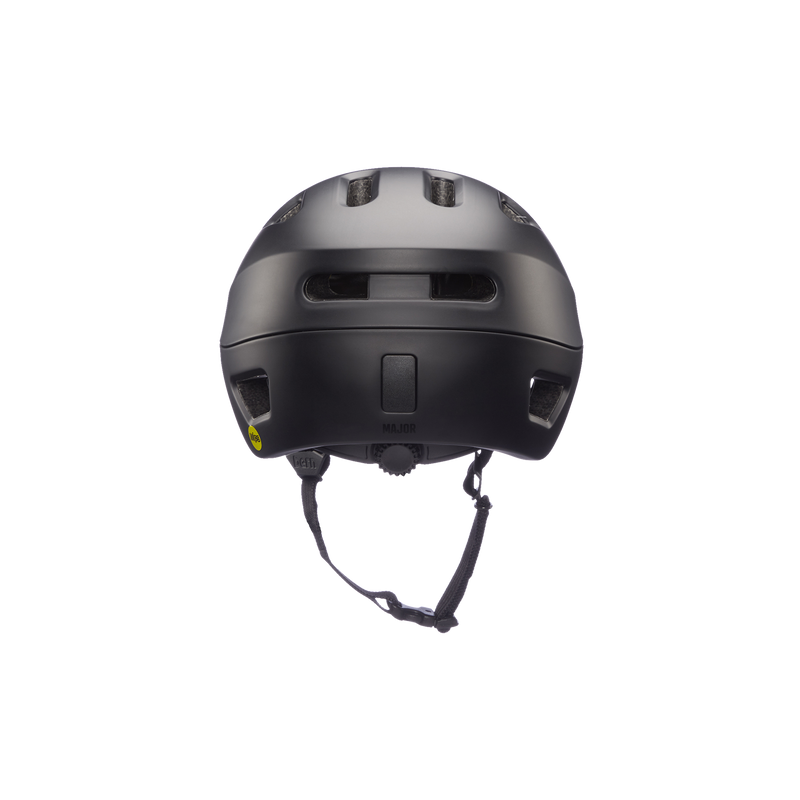 Back view of the Bern Major MIPS Helmet in black