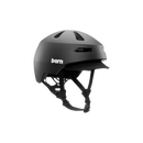 Side view of a black Bern kids' helmet