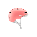 Side view of a black Bern kids' helmet