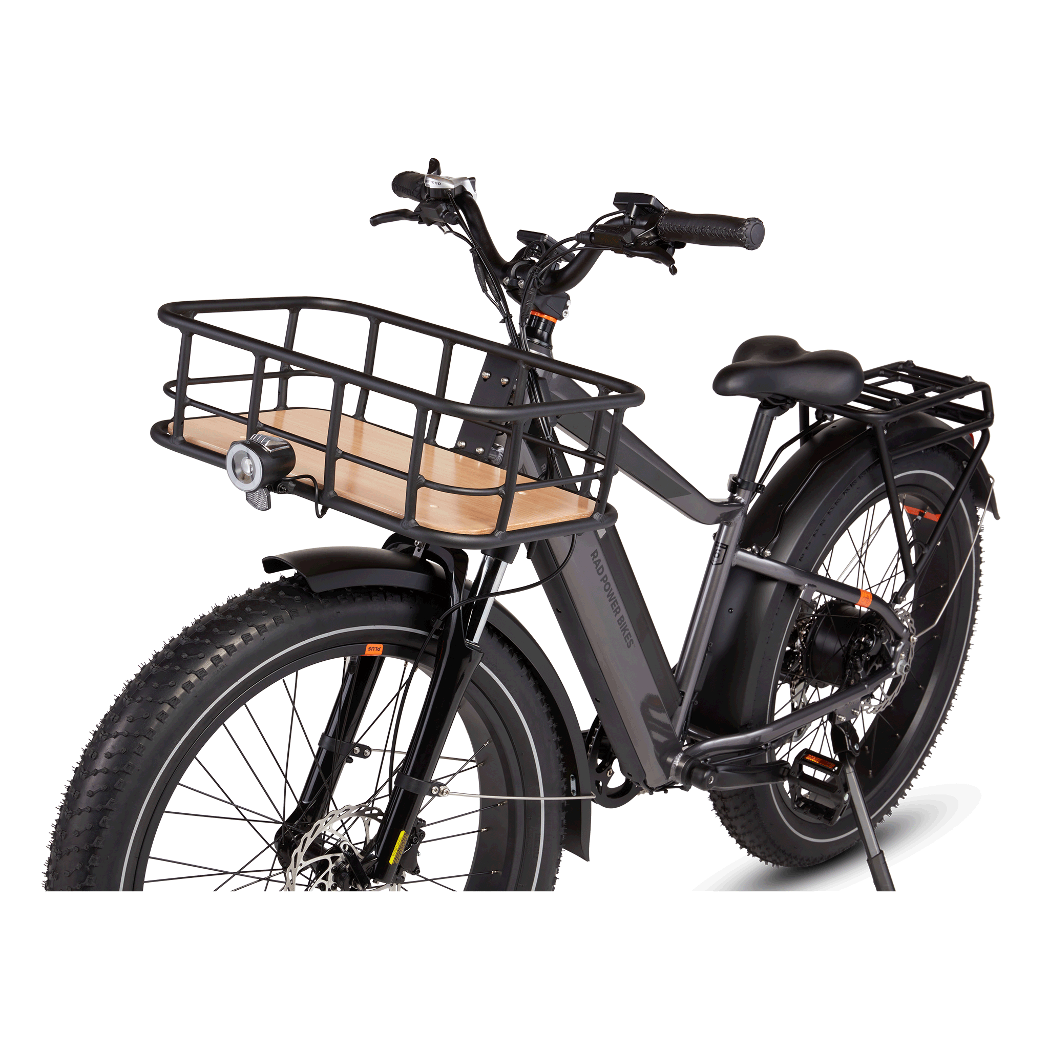 Simhoa Front & Rear Bike Basket - Large Metal Storage Basket For Mountain & Road Bikes