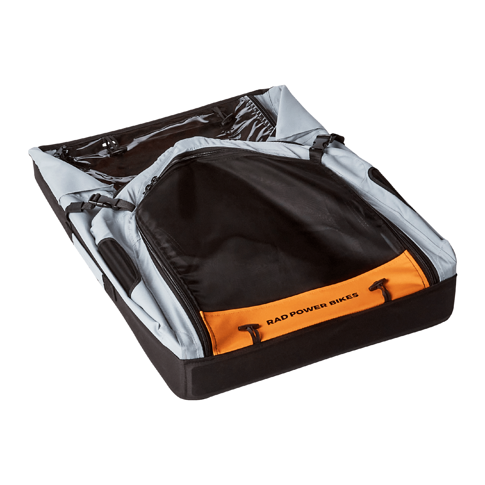 The Rad Trailer Pet Insert packed flat for storage.