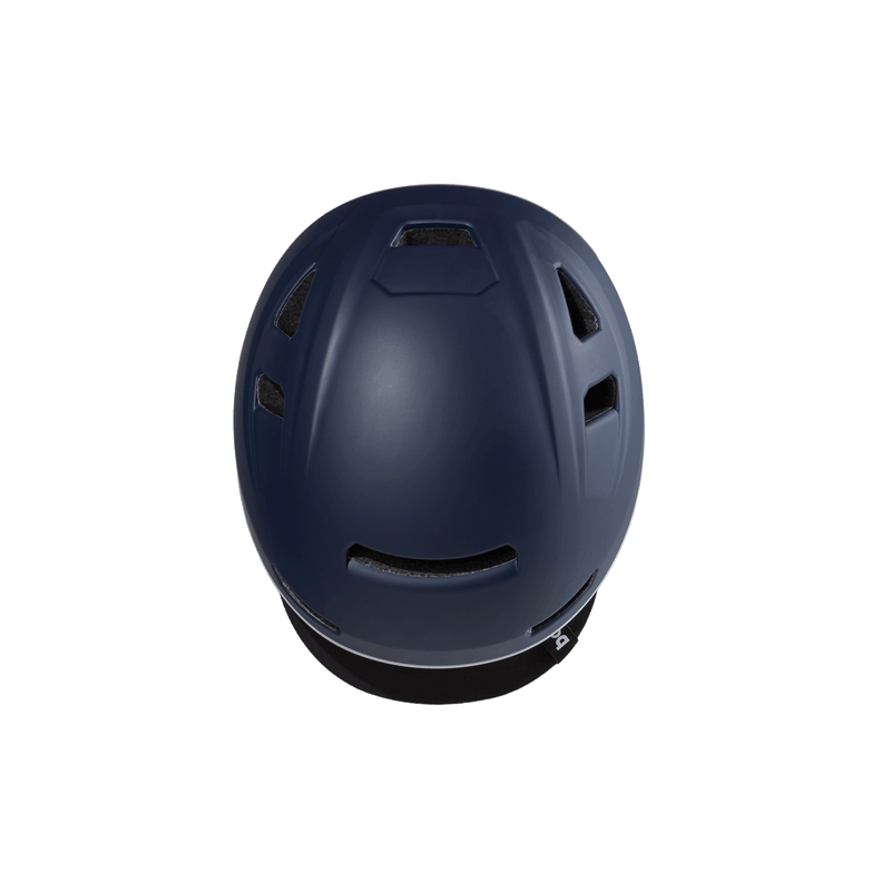 Top view of a Bern x Rad custom helmet